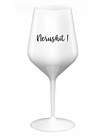 NERUSHIT! - biely nerozbitný pohár na víno 470 ml NERUSHIT! - biely nerozbitný pohár na víno 470 ml