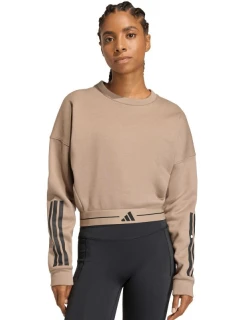 Dámska mikina adidas Hyperglam beige KQ5197