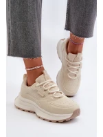 Sneakersy Damskie HI-POLY SYSTEM Big Star NN274A105 Beżowe