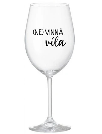 (NO)WINE WINE - priehľadný pohár na víno 350 ml