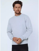 Pánska sivá mikina FashionStreet BX5007