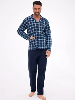 Cornette pyžamo 114/81 long/r 3XL-5XL pánske rozopnuté