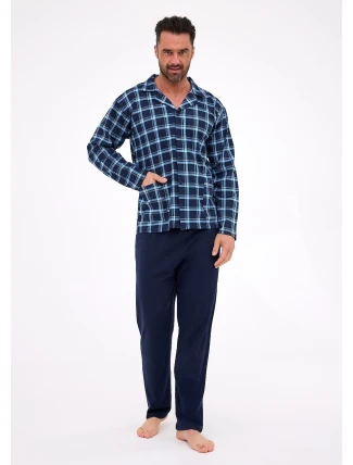Cornette pyžamo 114/81 long/r 3XL-5XL pánske rozopnuté