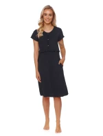 Dámske tehotenské tričko 4543 čierne - Doctornap