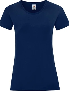 Fruit of the Loom Lady-Fit Iconic 150 T Dámske tričko 16.1432 tmavomodré