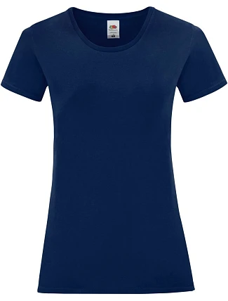 Fruit of the Loom Lady-Fit Iconic 150 T Dámske tričko 16.1432 tmavomodré Fruit of the Loom Lady-Fit Iconic 150 T Dámske tričko 16.1432 tmavomodré