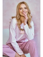 3434 DÁMSKE DLHÉ PYŽAMO ELISA S-XL