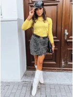 Dámsky klasický sveter REGALIA žltý FashionStreet MY2106