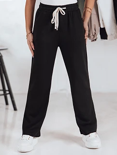 Dámske tepláky Butter Wide Leg LOOSIS black FashionStreet UY2401