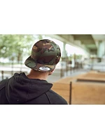 Flexfit 6089CF/6089CV/6089TC 6-panelová snapbacková čiapka „Camo“ 55.689C olivovo-maskovaná