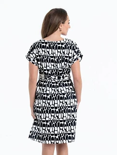 Šaty Style Parma 8148 čiernobiele - Anita Classix