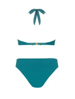Dámske dvojdielne plavky Mystic 1 S115MS1 tmavo zelené - Self Dámske dvojdielne plavky Mystic 1 S115MS1 tmavo zelené - Self