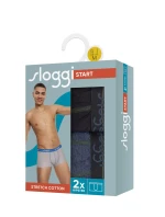 Pánske boxerky Start Hipster C2P - UNKNOWN - black/blue V004 - Sloggi Pánske boxerky Start Hipster C2P - UNKNOWN - black/blue V004 - Sloggi