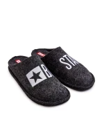 Klasyczne Męskie Papcie Big Star KK176003 Czarne
