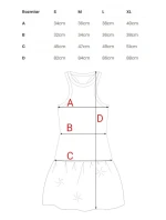 M863 Šaty Bubble hem racer - čierne