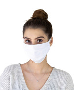 Opakovane použiteľná ochranná bavlnená maska, päť balení - biela