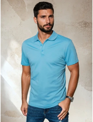 Modrá pánska polokošeľa FashionStreet PX0552