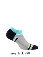 Pánske členkové ponožky Wola Sportive W91.1N3 Ag + vzor