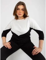 Dámska blúzka RV BZ 8462.40P biela a čierna - FPrice