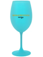 DEFRAGMENTÁCIA MOZGU - tyrkysový pohár na víno 350 ml