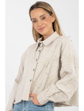 džínsová bunda model 223791 Rue Paris džínsová bunda model 223791 Rue Paris