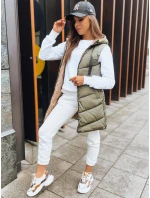 Dámska zelená obojstranná vesta ONADE FashionStreet TY3724 Dámska zelená obojstranná vesta ONADE FashionStreet TY3724