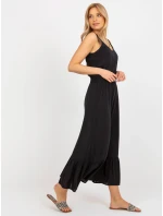 Šaty D73761R30391A čierne