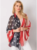 Dámska šatka AT CH S 1843 tmavomodrá a červená Dámska šatka AT CH S 1843 tmavomodrá a červená