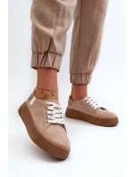 Dámske tenisky MEMORY FOAM SYSTEM BIG STAR Dark beige