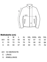 Promodoro 7720 Pánska pletená fleecová bunda 40.7720 heather blue Promodoro 7720 Pánska pletená fleecová bunda 40.7720 heather blue