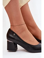 Lodičky na podpätku Vinceza 62292 Black Lodičky na podpätku Vinceza 62292 Black