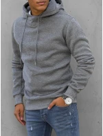 Pánska tmavosivá mikina FashionStreet BX5427