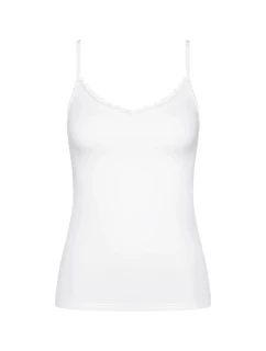 Dámsky top Feel Of Cotton Spaghetti Top - WHITE - biely 0003 - TRIUMPH