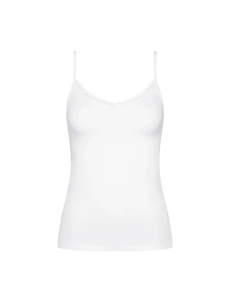 Dámsky top Feel Of Cotton Spaghetti Top - WHITE - biely 0003 - TRIUMPH