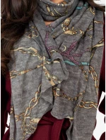 Závoj AT CH F67024.26 tmavosivý