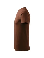 Ťažké nové tričko unisex čokoládové