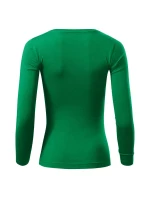 Fit-T LS tričko stredne zelené