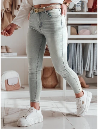 Dámske úzke džínsy SKINNIUP svetlo modré FashionStreet UY2324