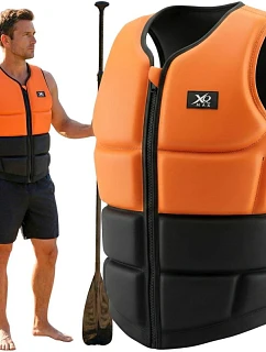 SUP XQMAX NEOPRÉNOVÁ PLAVECKÁ VESTA R.M ORANŽOVÁ/ČIERNA