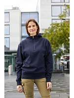 Daiber JN 839 Pracovná mikina z bio bavlny, s kapucňou, zips „1/4“ 02.0839 tmavomodrá Daiber JN 839 Pracovná mikina z bio bavlny, s kapucňou, zips „1/4“ 02.0839 tmavomodrá
