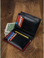 Pánske peňaženky [DH] 331 RBA D BLACK RED čierna