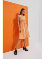 Dámske šaty SU-4038 peach - FPrice Dámske šaty SU-4038 peach - FPrice