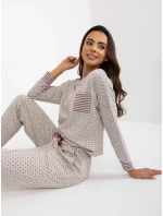 Pyžamo BR PI 9114 svetlo béžové