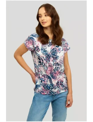 Dámsky top - GPS22TOP724 - Tlač 42 - Greenpoint Dámsky top - GPS22TOP724 - Tlač 42 - Greenpoint