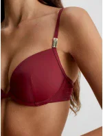 Dámska plavková podprsenka bikini KW0KW02278 XN0 bordová - Calvin Klein Dámska plavková podprsenka bikini KW0KW02278 XN0 bordová - Calvin Klein