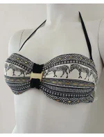 Vrchný diel plaviek B4116-60010 Black and Cream - Selmark Vrchný diel plaviek B4116-60010 Black and Cream - Selmark