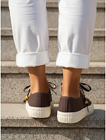 Dámske tenisky ZY1403 hnedé - FashionStreet Dámske tenisky ZY1403 hnedé - FashionStreet