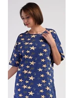 Dámske domáce šaty s trojštvrťovými rukávmi Stars