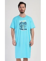 Pánska nočná košeľa s krátkym rukávom California