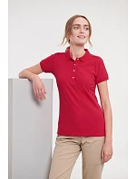 Russell Athletic 566F Dámske elastické polo tričko z piké 10.566F biele Russell Athletic 566F Dámske elastické polo tričko z piké 10.566F biele